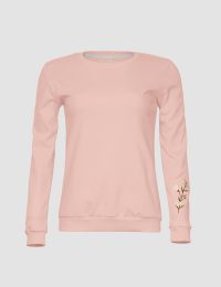 بلوز آستین گل دار زنانه