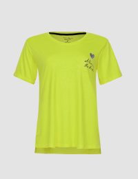 تیشرت زنانه آستین پاکتی قلب براق