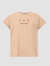 تیشرت زنانه فری سایز ویولا - تصویر 2