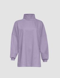 بلوز زنانه یقه اسکی چاک دار - تصویر 4