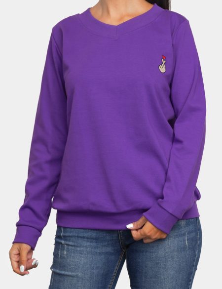 بلوز زنانه گلدوزی قلب کوچولو