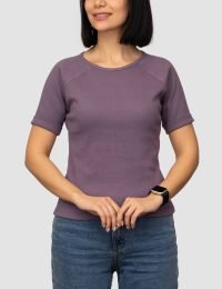 تیشرت زنانه کبریتی آستین پاکتی