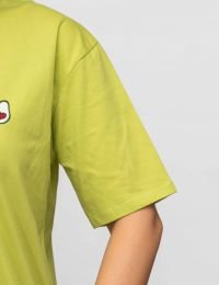 تیشرت زنانه فری سایز گلدوزی میوه - تصویر 4