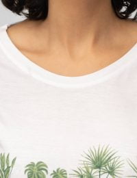 تیشرت زنانه گلدان های آپارتمانی - تصویر 3