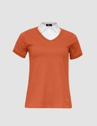 پولوشرت زنانه یقه نساجی مارینا