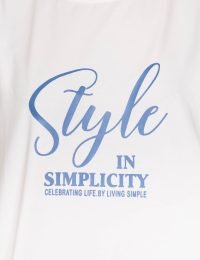 تیشرت زنانه آستین پاکتی استایل - تصویر 2