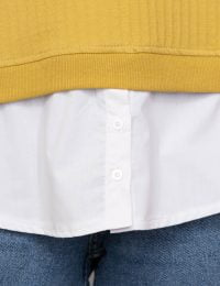 تیشرت زنانه یقه دیپلمات مارپیچ - تصویر 3