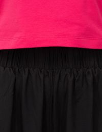 دامن شلواری نخی مشکی - تصویر 3