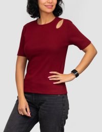 تیشرت زنانه کبریتی اشکی