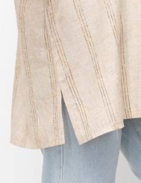 شومیز زنانه آستین پاکتی چاکدار - تصویر 4