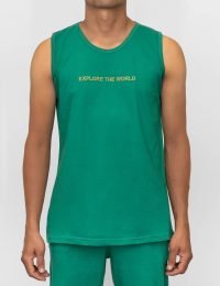 تیشرت آستین حلقه ای مردانه پنبه آرتی