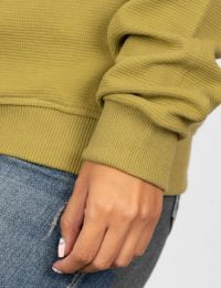 بلوز زنانه بیسکویتی گلدوزی بابونه - تصویر 2