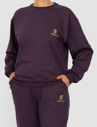 بلوز زنانه سرشانه افتاده گلدوزی سگ