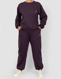 بلوز زنانه سرشانه افتاده گلدوزی سگ - تصویر 3