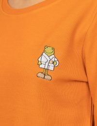 بلوز زنانه کبریتی گلدوزی قورباغه - تصویر 2