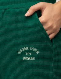 شلوار زنانه گت دار بیسکویتی گیسا - تصویر 3