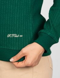 بلوز زنانه مارپیچ یقه هفت هیفا - تصویر 3