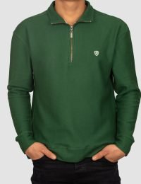 بلوز مردانه نیم زیپ حصیری حامیم