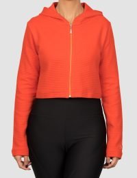 سویشرت زنانه کراپ کمند