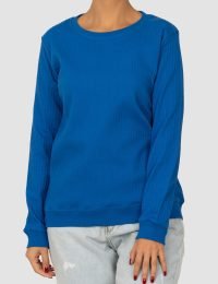 بلوز زنانه مارپیچ یقه گرد لیندا