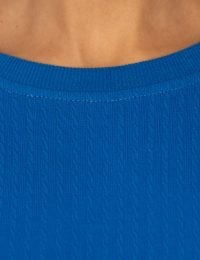 بلوز زنانه مارپیچ یقه گرد لیندا - تصویر 2