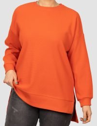 بلوز زنانه بیسکویتی بغل چاک دار بهتا