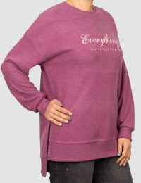 بلوز زنانه سلانیک بغل چاک دار الیف