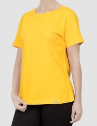 تیشرت زنانه بیسیک یقه گرد رزا - تصویر 2