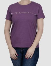 تیشرت زنانه یقه گرد گلدوزی بارلی