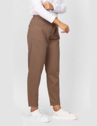 شلوار زنانه کتان مام فیت