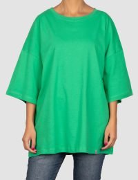 تیشرت زنانه لانگ بغل چاک دار