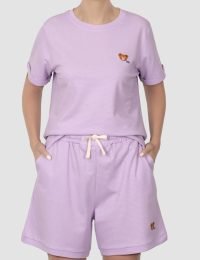 شورتک زنانه گلدوزی خرس متعجب - تصویر 2