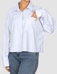 شومیز کراپ زنانه رویسا