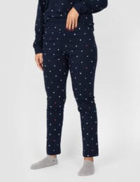 شلوار زنانه تمام چاپ قلب رنگی