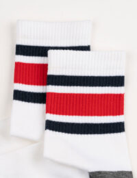 جوراب مردانه ساقدار سه خط - تصویر 2