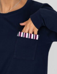 بلوز زنانه جیب دار جانسو - تصویر 2