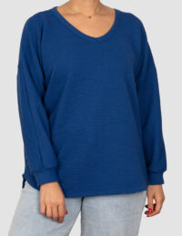 بلوز زنانه کرکره ای پایین هلالی