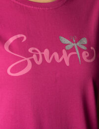 تیشرت زنانه چاپدار سعیده - تصویر 2