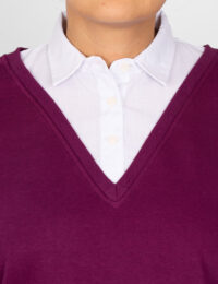 پولوشرت زنانه یقه هفت بغل چاکدار سورینا - تصویر 2