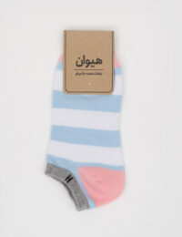 جوراب زنانه مچی راه راه درشت