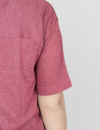 تیشرت زنانه کرپ سرمه - تصویر 2