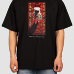 تیشرت چاپی فرش و فضانورد