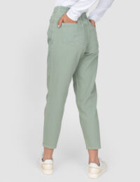 شلوار مام فیت کتان افسون - تصویر 4