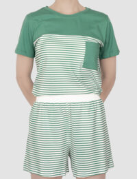 تیشرت زنانه جیب دار سبوحا - تصویر 2