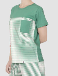 تیشرت زنانه جیب دار سبوحا