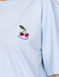 تیشرت زنانه پنبه گیلاس - تصویر 2