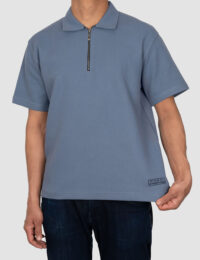 تیشرت مردانه نیم زیپ رضا