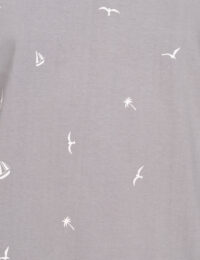 تیشرت مردانه نخل و پرنده - تصویر 4