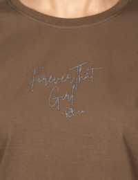 تیشرت زنانه چاپدار فرانک - تصویر 2