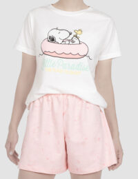 تیشرت زنانه اسنوپی روی آب - تصویر 3